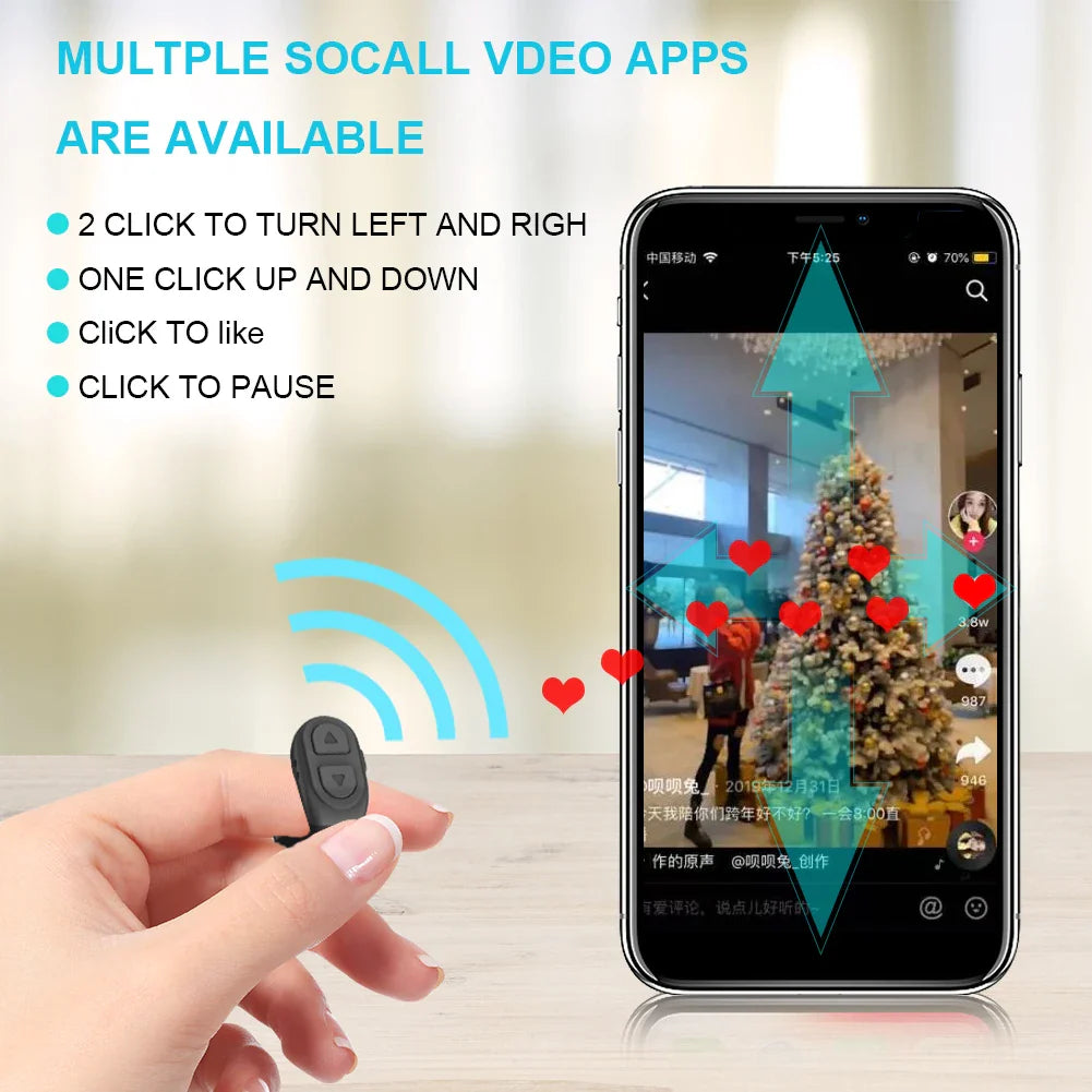 TikTok Scrolling Ring Button