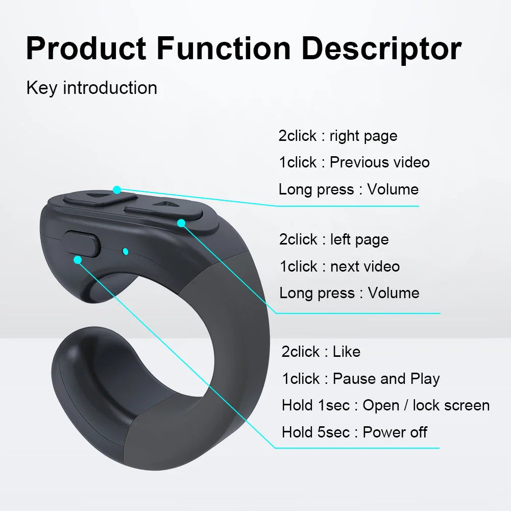 TikTok Scrolling Ring Button